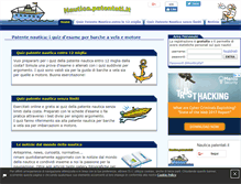 Tablet Screenshot of nautica.patentati.it